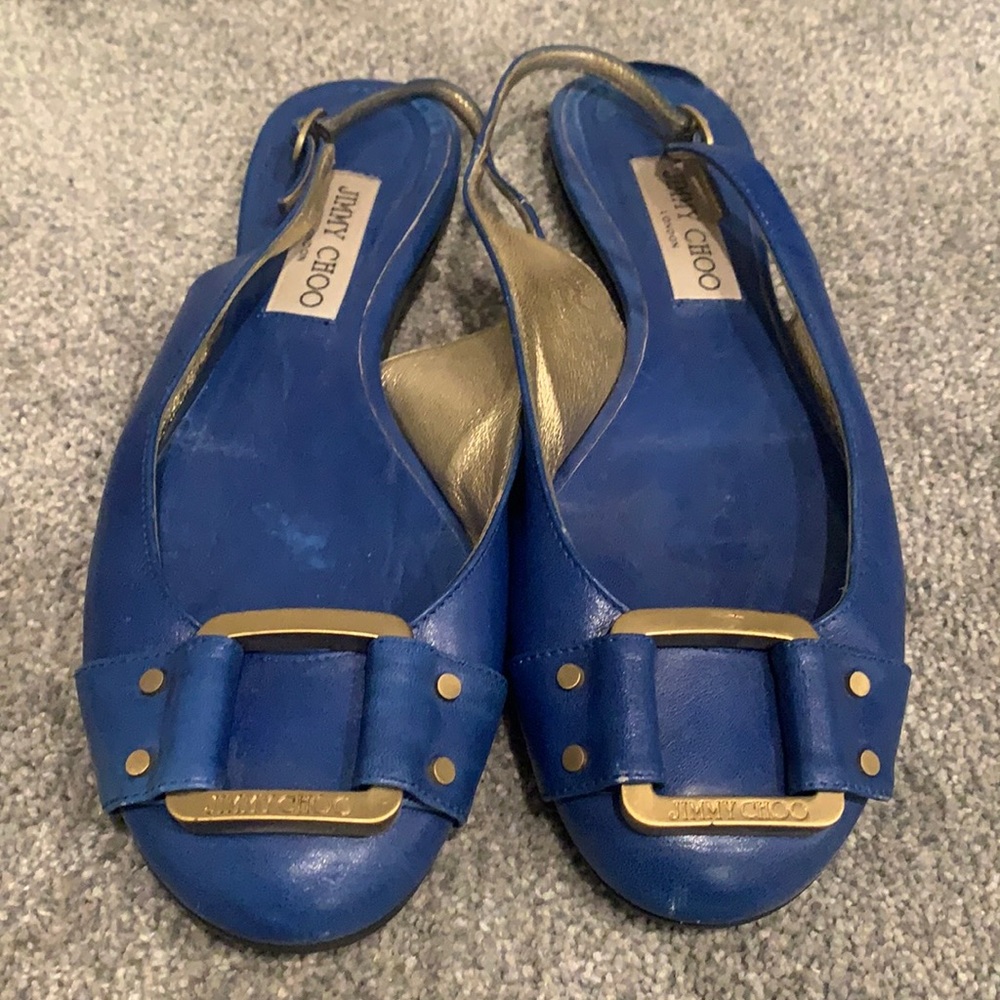 Jimmy Choo slip on flats size 38.5 (fits 7.5-8)